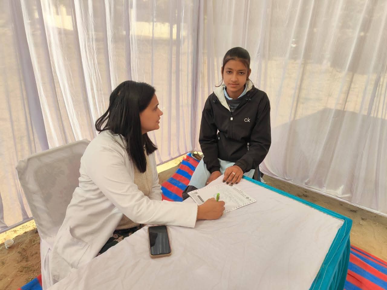 Sikar: 130 children were treated in the camp